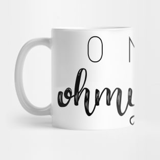 ‘OMG’ Typography Design Mug